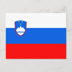 Slovenia Flag Postcard