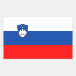 Slovenia Flag Rectangular Sticker