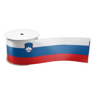 Slovenia Flag Satin Ribbon