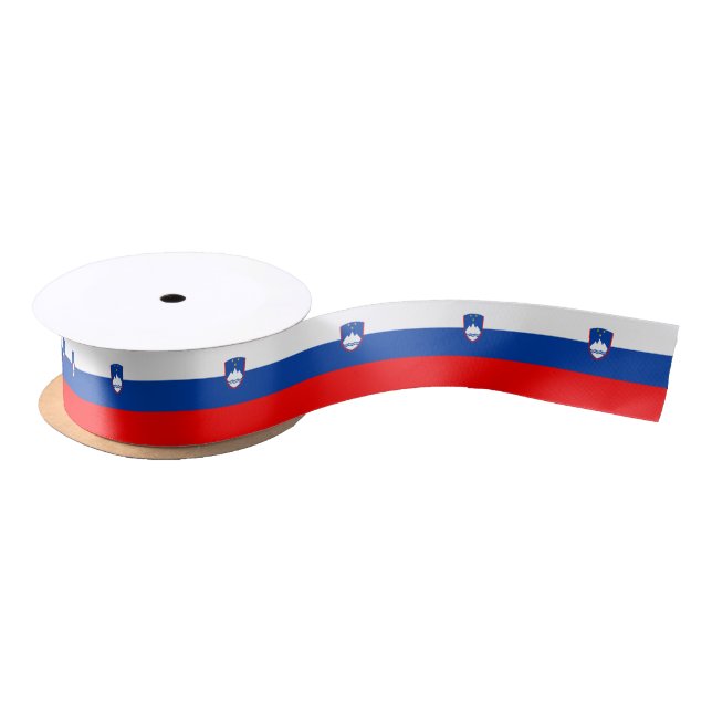 Slovenia Flag Satin Ribbon (Spool)