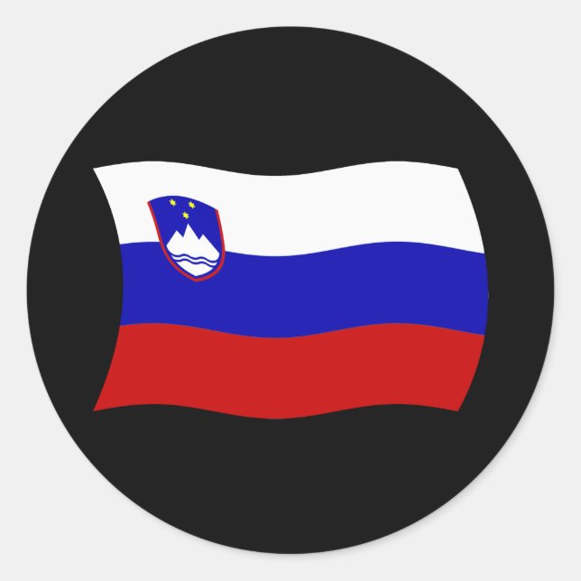 Slovenia Flag Sticker (Front)
