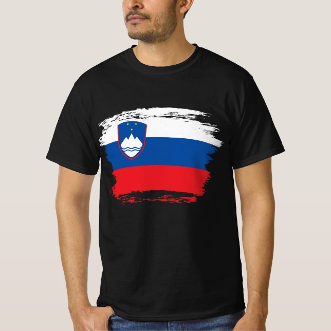 Slovenia flag T-Shirt (Front)