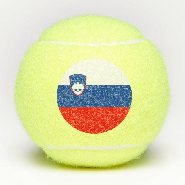 Slovenia Flag Tennis Balls (Front)