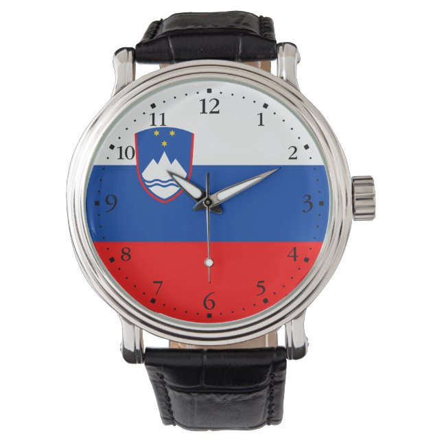 Slovenia Flag Watch (Front)