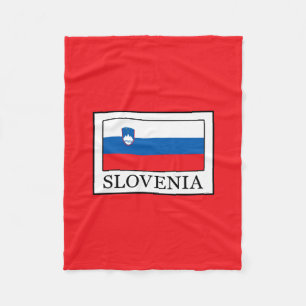 Slovenia Fleece Blanket