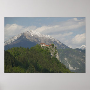 SLOVENIA, GORENJSKA, Bled: Bled Castle & 2 Poster