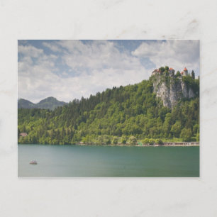 SLOVENIA, GORENJSKA, Bled: Bled Castle & Postcard