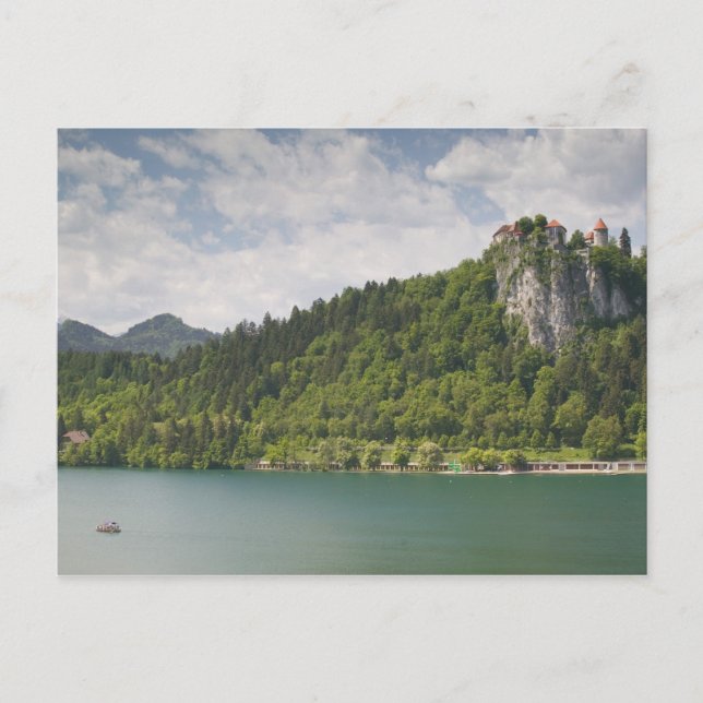 SLOVENIA, GORENJSKA, Bled: Bled Castle & Postcard (Front)
