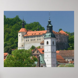 SLOVENIA, GORENJSKA, Skofja Loka: Church of St. Poster
