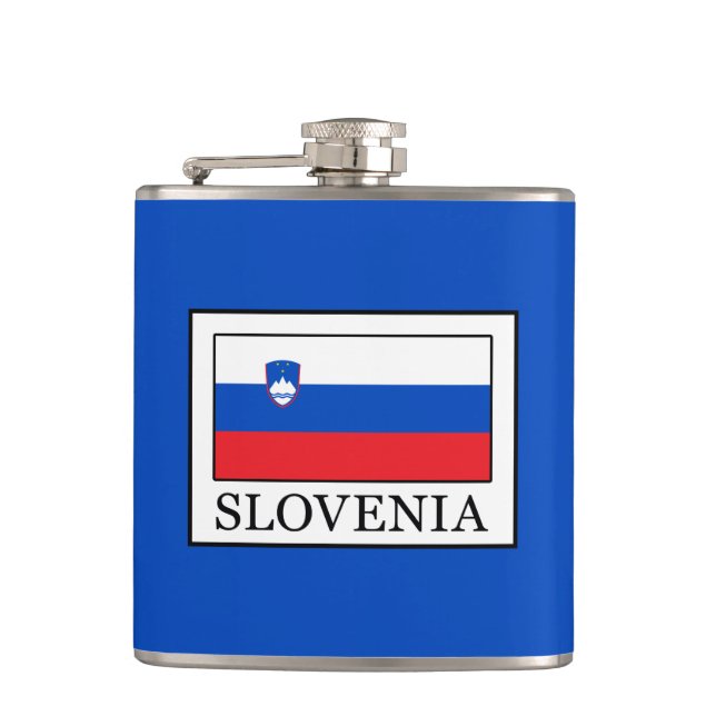 Slovenia Hip Flask (Front)