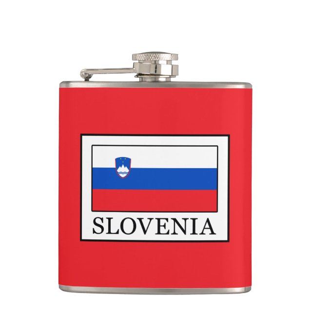 Slovenia Hip Flask (Front)