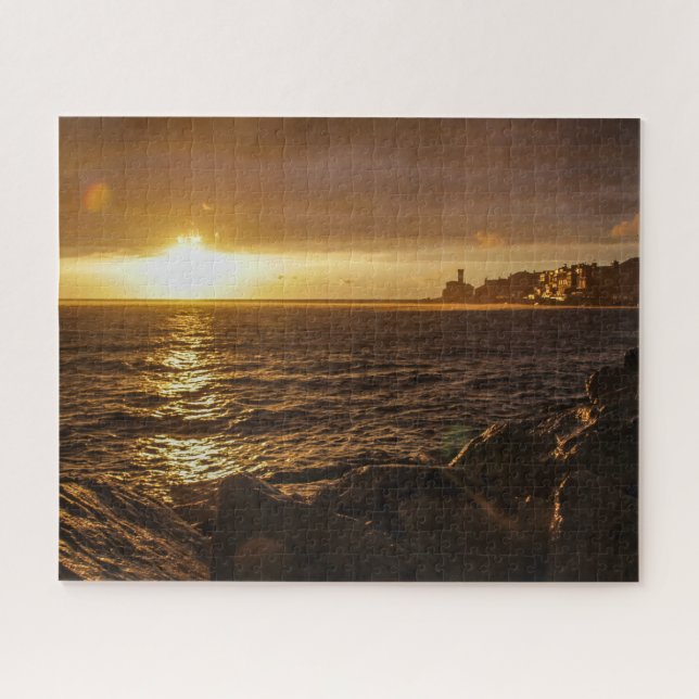 Slovenia Jigsaw Puzzle - Sunset over Piran (Horizontal)