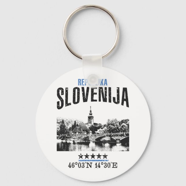 Slovenia Key Ring (Front)