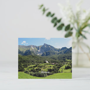 Slovenia landscape photograph postcard