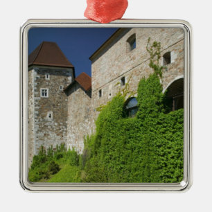 SLOVENIA, Ljubljana: Castle Hill / Ljubljana Metal Ornament