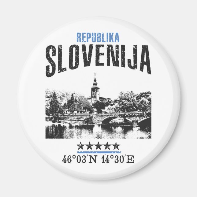 Slovenia Magnet (Front)