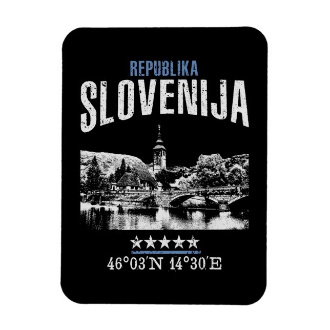 Slovenia Magnet (Vertical)