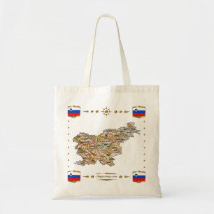 Slovenia Map + Flags Bag