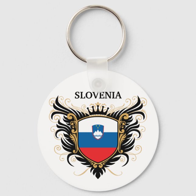 Slovenia [personalise] key ring (Front)