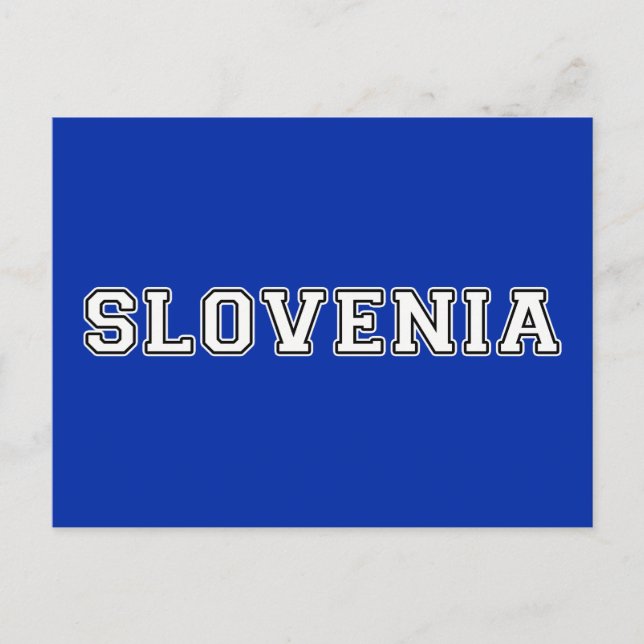 Slovenia Postcard (Front)