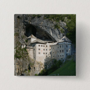 SLOVENIA, RANJSKA, Predjama Castle: 16th 15 Cm Square Badge