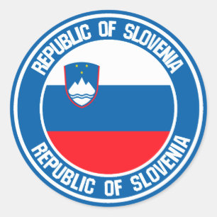 Slovenia Round Emblem Classic Round Sticker
