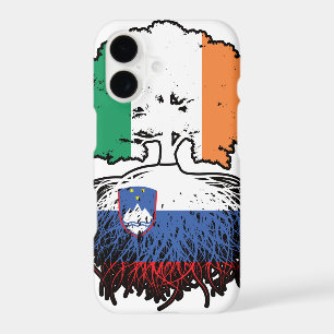 Slovenia Slovenian Irish Ireland Tree Roots Flag