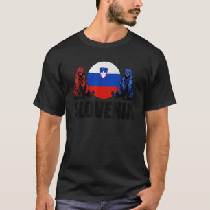 Slovenia Slovenian Slovenia Flag National Animal S T-Shirt