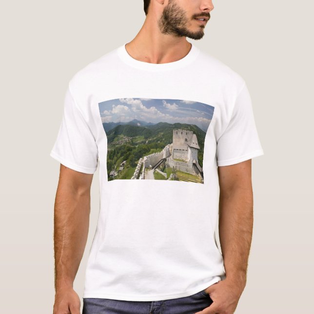 SLOVENIA, STAJERSKA Styria), Celje: Town View T-Shirt (Front)