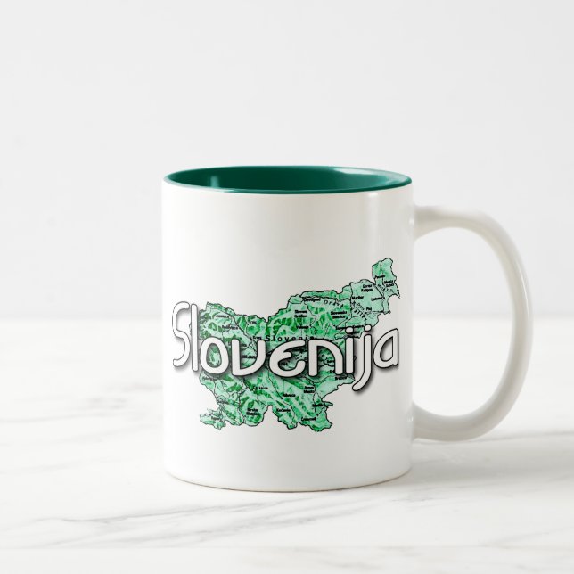 Slovenia Two-Tone Coffee Mug (Right)