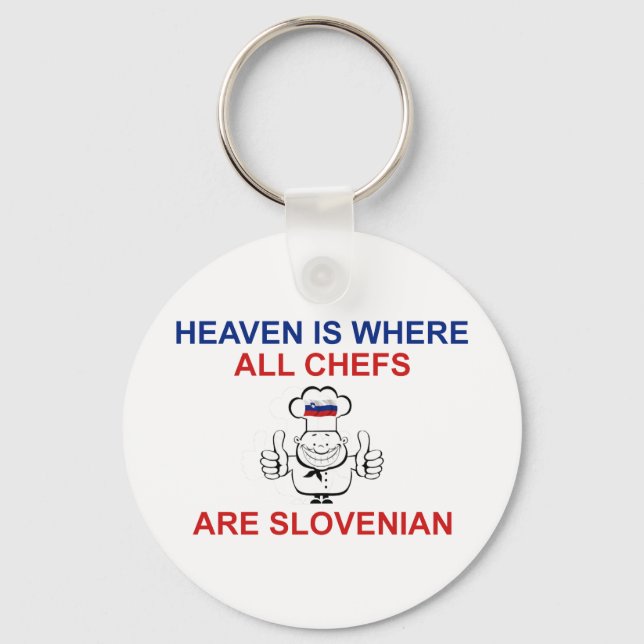 Slovenian Chefs Key Ring (Front)