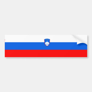 Slovenian Flag Bumper Sticker