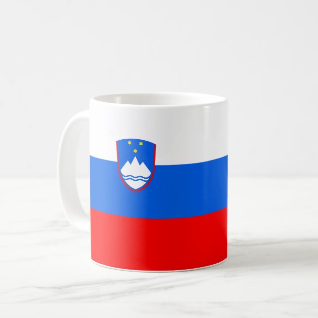 Slovenian Flag Coffee Mug (Front Left)