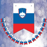 Slovenian Flag & Party Slovenia Banners / Weddings<br><div class="desc">Bunting / Party Flags: Slovenia & Slovenian Flag party fashion - weddings,  birhday,  celebrations - love my country,  travel,  national patriots / sports fans</div>