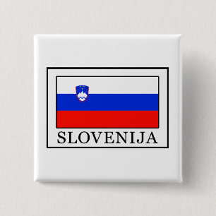 Slovenija 15 Cm Square Badge