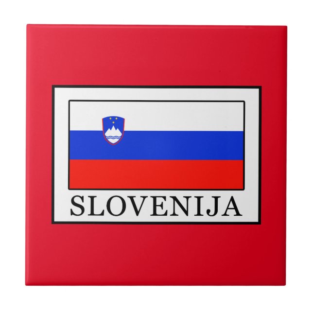 Slovenija Ceramic Tile (Front)