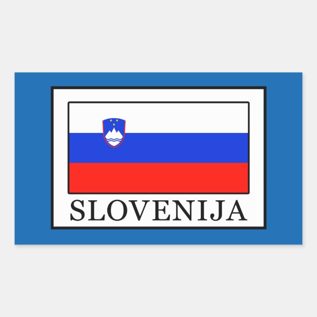Slovenija Rectangular Sticker (Front)
