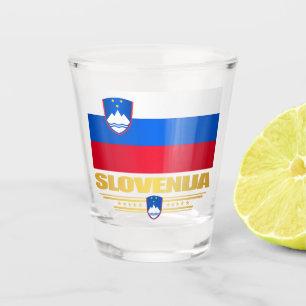 Slovenija (Slovenia) Flag Shot Glass