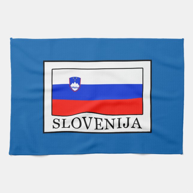 Slovenija Tea Towel (Horizontal)