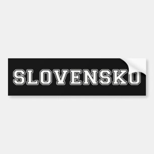 Slovensko Bumper Sticker