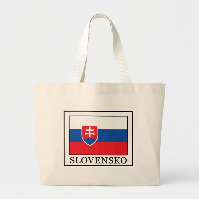 Slovensko Large Tote Bag (Front)