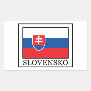 Slovensko Rectangular Sticker