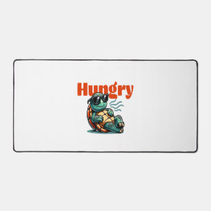 Slow and Hungry – Cool Turtle Desk Mat