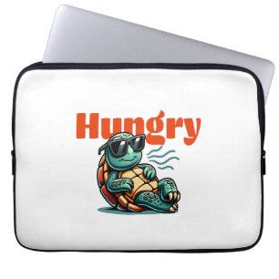 Slow and Hungry – Cool Turtle Laptop Sleeve