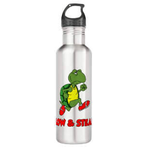 Slow And Steady Running Turtle 710 Ml Water Bottle
