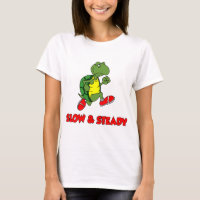 Slow And Steady Running Turtle