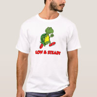 Slow And Steady Running Turtle