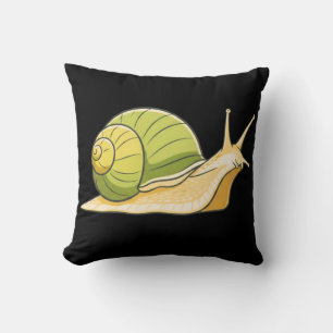 Slow and Steady Snail-Calm Everyday Comfort Décor Cushion