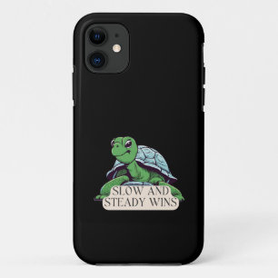 Slow And Steady Wins Turtle  iPhone 11 Case
