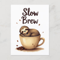 Slow Brew Coffee Sloth